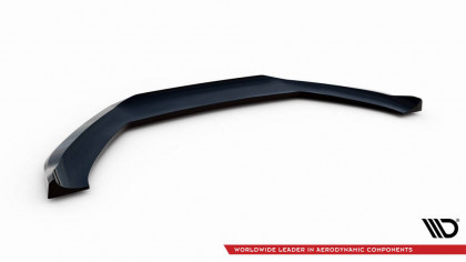 Spojler pod nárazník lipa V.4 Audi S5 / A5 S-Line Coupe / Sportback 8T Facelift černý leský plast