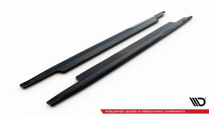 Prahové lišty Kia Proceed GT Mk1 Facelift černý lesklý plast