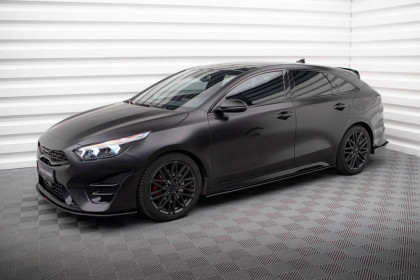 Prahové lišty Street pro Kia Proceed GT Mk1 Facelift černo červené