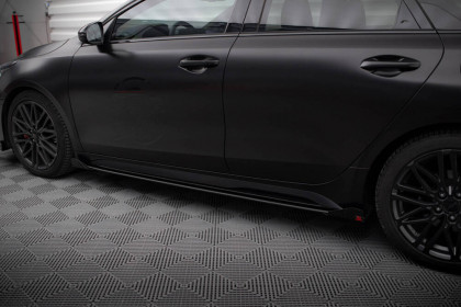 Prahové lišty Street pro + flaps Kia Proceed GT Mk1 Facelift černo červené