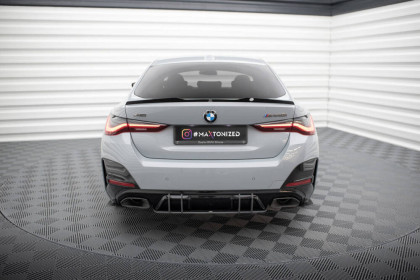 Spoiler zadního nárazníku Street pro BMW 4 Gran Coupe M440i G26 černo červený