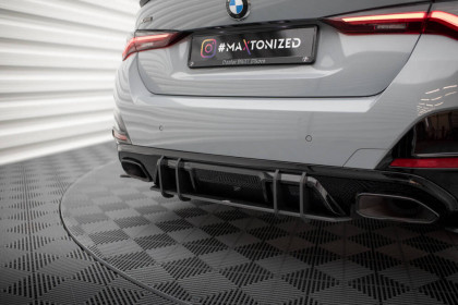 Spoiler zadního nárazníku Street pro BMW 4 Gran Coupe M440i G26 černo červený