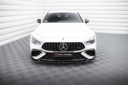 Spojler pod nárazník lipa V.2 Mercedes-AMG GT 43 4 Door Coupe V8 Styling Package černý leský plast