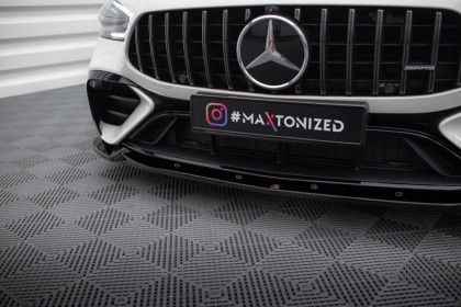 Spojler pod nárazník lipa V.2 Mercedes-AMG GT 43 4 Door Coupe V8 Styling Package černý leský plast