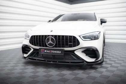 Spojler pod nárazník lipa V.2 Mercedes-AMG GT 43 4 Door Coupe V8 Styling Package černý leský plast