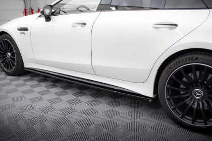 Prahové lišty Mercedes-AMG GT 43 4 Door Coupe V8 Styling Package černý lesklý plast