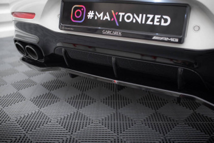 Spoiler zadního nárazniku Mercedes-AMG GT 43 4 Door Coupe V8 Styling Package černý lesklý plast