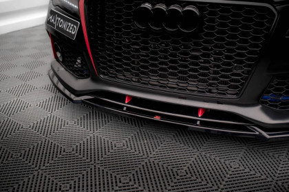 Spojler pod nárazník lipa Audi A7 RS7 Look C7 černý leský plast