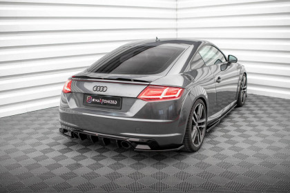 Splittery zadní boční V.2 Audi TT S-Line 8S černý lesklý plast