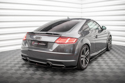 Splittery zadní boční V.1 Audi TT S-Line 8S černý lesklý plast