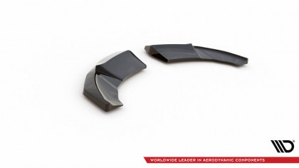 Splittery zadní boční V.1 Audi TT S-Line 8S černý lesklý plast