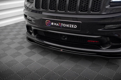 Spojler pod nárazník lipa Jeep Grand Cherokee SRT WK2 Facelift černý leský plast