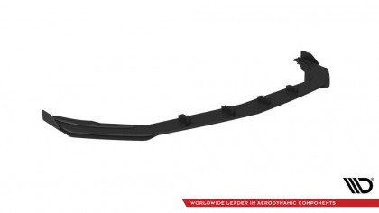 Street pro spojler pod nárazník lipa + flaps Mercedes-AMG A35 W177 Facelift černo červený