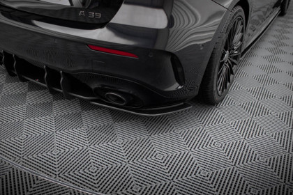 Splittery zadní boční Street Pro Mercedes-AMG A35 Hatchback W177 černo červené
