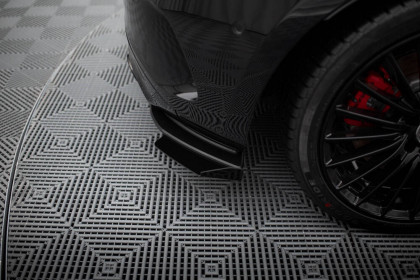 Splittery zadní boční Street Pro + flaps Mercedes-AMG A35 Hatchback W177 černo červené