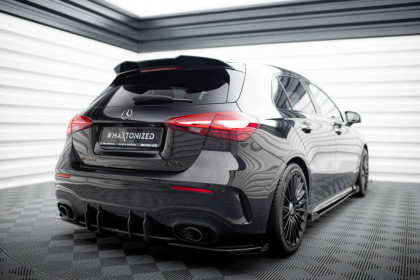 Splittery zadní boční Street Pro + flaps Mercedes-AMG A35 Hatchback W177 černo červené