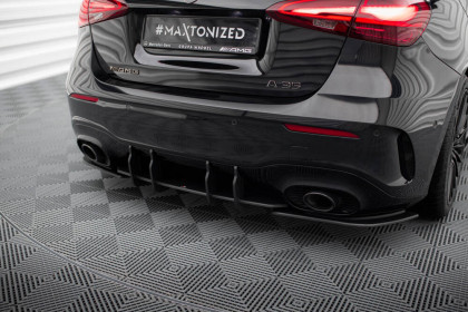 Spoiler zadního nárazníku Street pro Mercedes-AMG A35 Hatchback W177 černo červený