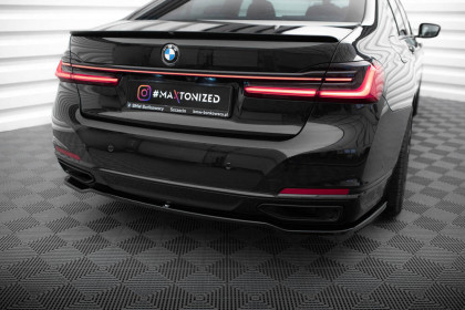 Spoiler zadního nárazniku BMW 7 G11 Facelift černý lesklý plast