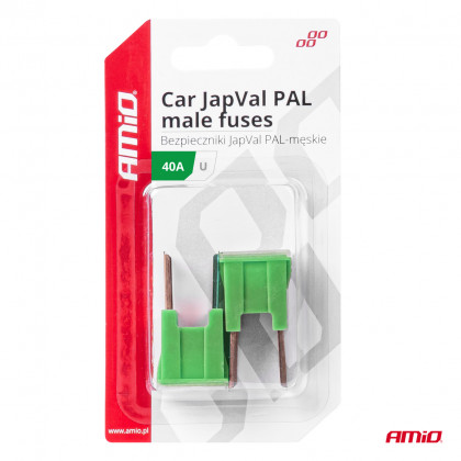 Pojistka JAPVAL PAL samec U 40A AMIO-03407