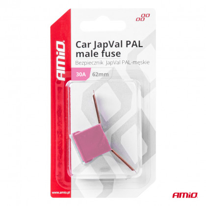 Pojistka JAPVAL PAL samec 62mm 30A AMIO-03427