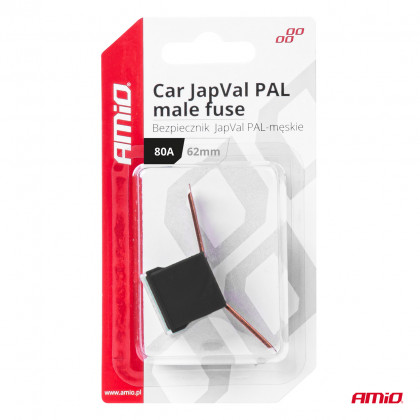 Pojistka JAPVAL PAL samec 62mm 80A AMIO-03432