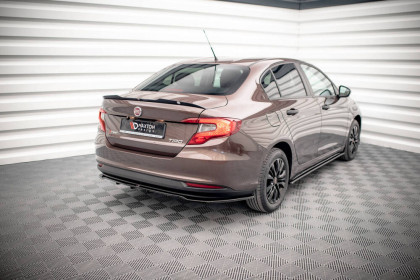 Spoiler zadního nárazniku Fiat Tipo S Sedan Mk1 černý lesklý plast