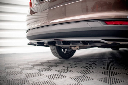 Spoiler zadního nárazniku Fiat Tipo S Sedan Mk1 černý lesklý plast