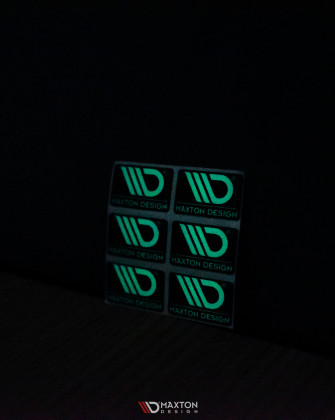 3D logo MaxtonDesign - luminiscenční - special edition (6ks)