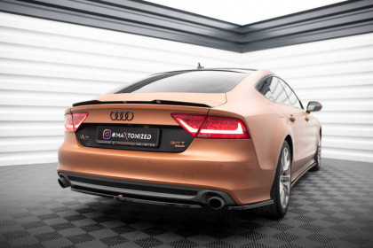 Spoiler zadního nárazniku Audi A7 C7 černý lesklý plast