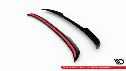 Prodloužení spoileru Porsche Cayenne Coupe Mk3 černý lesklý plast