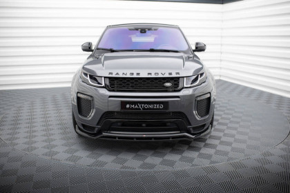 Spojler pod nárazník lipa Land Rover Range Rover Evoque Mk1 Facelift černý leský plast