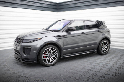 Prahové lišty Land Rover Range Rover Evoque Mk1 Facelift černý lesklý plast