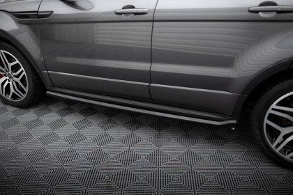 Prahové lišty Land Rover Range Rover Evoque Mk1 Facelift černý lesklý plast