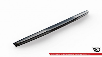 Prodloužení spoileru 3D Audi A5 / A5 S-Line / S5 Coupe 8T černý lesklý plast