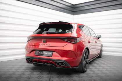 Spoiler zadního nárazniku Cupra Leon Hatchback Mk1 černý lesklý plast