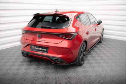 Splittery zadní boční V.1 Cupra Leon Hatchback Mk1 černý lesklý plast