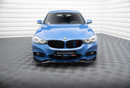 Spojler pod nárazník lipa V.2 BMW 3 GT M-Pack F34 černý leský plast