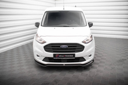 Spojler pod nárazník lipa V.1 Ford Transit Connect Mk2 Facelift černý leský plast