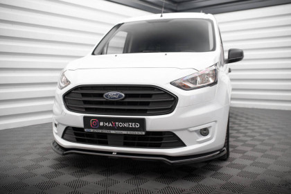 Spojler pod nárazník lipa V.1 Ford Transit Connect Mk2 Facelift černý leský plast