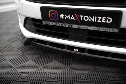 Spojler pod nárazník lipa V.2 Ford Transit Connect Mk2 Facelift černý leský plast