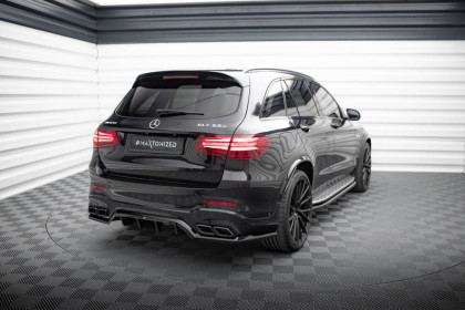 Spoiler zadního nárazniku V.1 Mercedes-AMG GLC 63 SUV X253 černý lesklý plast