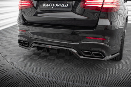 Spoiler zadního nárazniku V.1 Mercedes-AMG GLC 63 SUV X253 černý lesklý plast