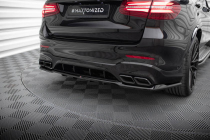 Spoiler zadního nárazniku V.2 Mercedes-AMG GLC 63 SUV X253 černý lesklý plast