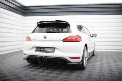 Prodloužení spoileru Volkswagen Scirocco Mk3 Facelift černý lesklý plast