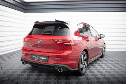 Prodloužení spoileru 3D Volkswagen Golf GTI / R Mk8 černý lesklý plast