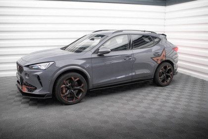 Prahové lišty Street pro Cupra Formentor Mk1 černo červené