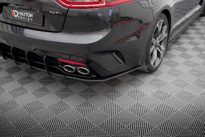Splittery zadní boční Street Pro Kia Stinger GT-Line Mk1 černé