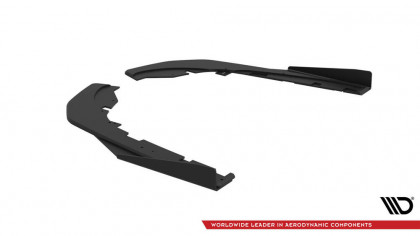 Splittery zadní boční Street Pro + flaps Kia Stinger GT-Line Mk1 černé