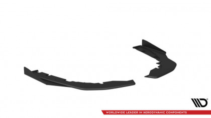 Splittery zadní boční Street Pro + flaps Kia Stinger GT-Line Mk1 černo červené