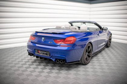 Spoiler zadního nárazniku BMW M6 Gran Coupe / Coupe / Cabriolet F06 / F13 / F12 černý lesklý plast